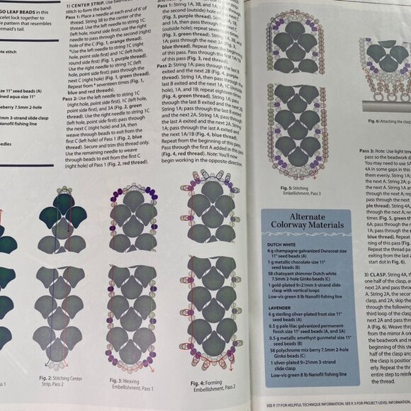 Beadwork Magazine Jewelry Crafting Book August September 2020 u Issue 5 Vol 23 - Picture 7 of 7